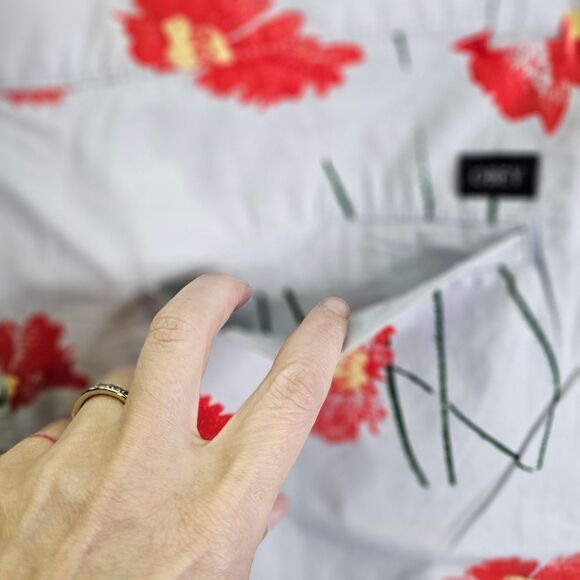 Obey Light Blue Floral Marino Shorts Size 28 - Picture 9 of 10